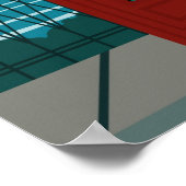 ヴィンテージ旅行ポスターロンドン ポスター (角)