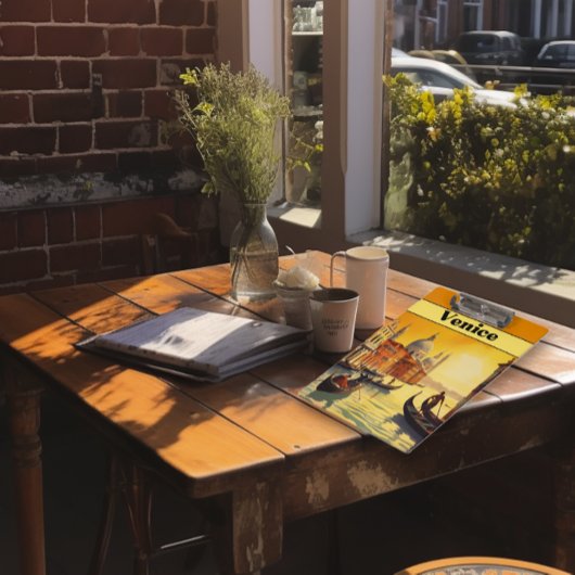 ヴィンテージ旅行ポスターヴェネツィア，イタリア クリップボード