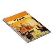 ヴィンテージ旅行ポスターヴェネツィア，イタリア ノートブック (右側)