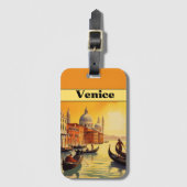 ヴィンテージ旅行ポスターヴェネツィア,イタリア ラゲッジタグ (正面縦)