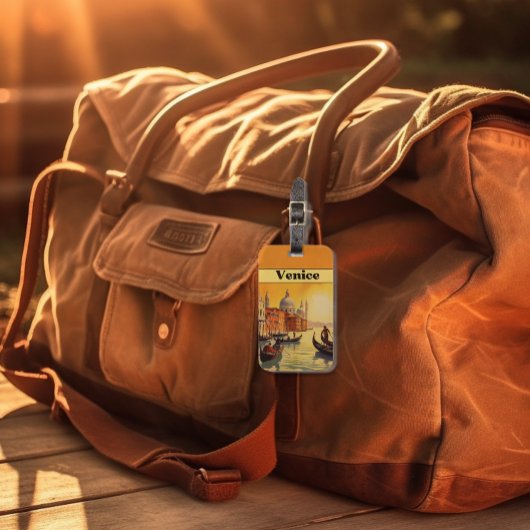 ヴィンテージ旅行ポスターヴェネツィア,イタリア ラゲッジタグ