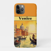 ヴィンテージ旅行ポスターヴェネツィア，イタリア Case-Mate iPhoneケース (裏)