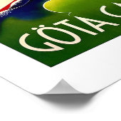 ヴィンテージ旅行ポスター五田運河 ポスター (角)