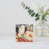 ヴィンテージ旅行ポスター大阪ジャパン スクエア名刺 (スタンド正面)