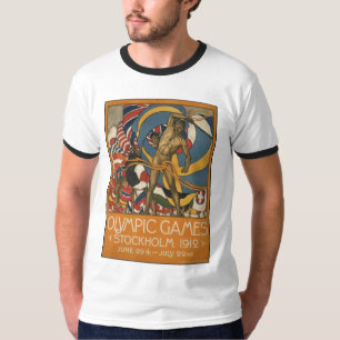 ヴィンテージ旅行ポスター広告のレトロのプリント Tシャツ