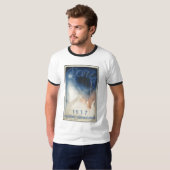 ヴィンテージ旅行ポスター広告のレトロのプリント Tシャツ (正面フル)