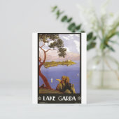 ヴィンテージ旅行ポスター広告レトロプリント ポストカード (スタンド正面)