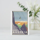 ヴィンテージ旅行ポスター広告レトロプリント ポストカード (スタンド正面)