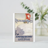 ヴィンテージ旅行ポスター広告レトロプリント ポストカード (スタンド正面)