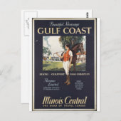 ヴィンテージ旅行ポスター広告レトロプリント ポストカード (正面/裏面)