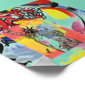 ヴィンテージ旅行ポスター自由の女神NYCプリント ポスター (角)