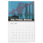 ヴィンテージ旅行ポスター芸術 カレンダー (1月 2027)