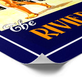 ヴィンテージ旅行ポスター香港 ポスター (角)