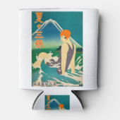 ヴィンテージ旅行ポスター1930年代日本 缶クーラー (正面)