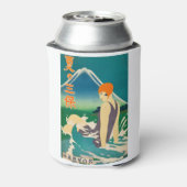 ヴィンテージ旅行ポスター1930年代日本 缶クーラー (缶裏面)