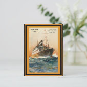 ヴィンテージ旅行ポスター20 ポストカード (スタンド正面)