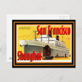 ヴィンテージ旅行ポスター33 ポストカード (正面/裏面)