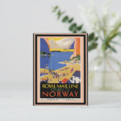 ヴィンテージ旅行ポスター34 ポストカード (スタンド正面)