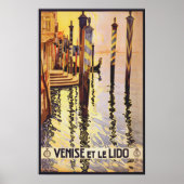 ヴィンテージ旅行ポスター – イタリア・ヴェネツィア ポスター (正面)