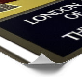 ヴィンテージ旅行ポスター – イングランドとスコットランド ポスター (角)