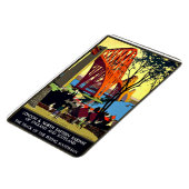 ヴィンテージ旅行ポスター – イングランドとスコットランド マグネット (左側)