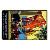 ヴィンテージ旅行ポスター – イングランドとスコットランド マグネット (横)