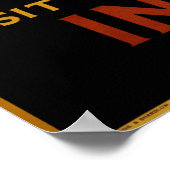 ヴィンテージ旅行ポスター – インド ポスター (角)