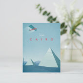 ヴィンテージ旅行ポスター – カイロ – アートポストカード ポストカード (スタンド正面)