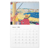 ヴィンテージ旅行ポスター カレンダー (1月 2026)