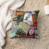 ヴィンテージ旅行ポスター クッション (ブランケット)