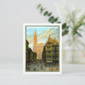 ヴィンテージ旅行ポスター、ストラスブール ポストカード (スタンド正面)