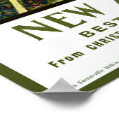 ヴィンテージ旅行ポスター – ニュージーランド氷河 ポスター (角)