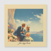 ヴィンテージ旅行ポスター、バレンタインのカスタマイズ (正面)