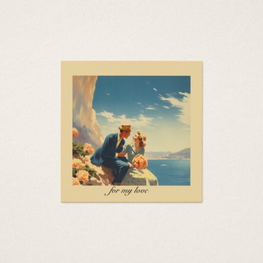 ヴィンテージ旅行ポスター、バレンタインのカスタマイズ (正面)