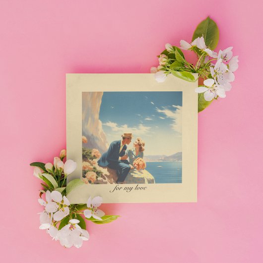 ヴィンテージ旅行ポスター、バレンタインのカスタマイズ