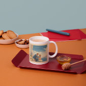 ヴィンテージ旅行ポスター、バレンタインのカスタマイズ コーヒーマグカップ