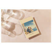 ヴィンテージ旅行ポスター、バレンタインのカスタマイズ ポストカード