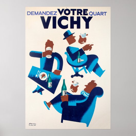 ヴィンテージ旅行ポスター – フランス ポスター (正面)