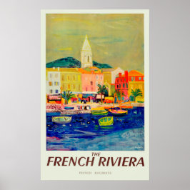ヴィンテージ旅行ポスター – フランスRiviera ポスター