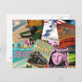 ヴィンテージ旅行ポスター ポストカード (正面/裏面)