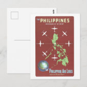 ヴィンテージ旅行ポスター ポストカード (正面/裏面)