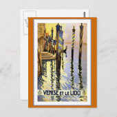 ヴィンテージ旅行ポスター ポストカード (正面/裏面)