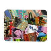 ヴィンテージ旅行ポスター マグネット (横)