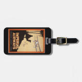 ヴィンテージ旅行ポスター- ラゲッジタグ (正面横)