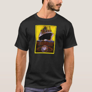 ヴィンテージ旅行ポスター: 世界旅行の遠洋定期船 Tシャツ