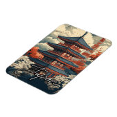 ヴィンテージ旅行ポスター：日本の魅力を探る マグネット (左側)