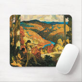 ヴィンテージ旅行ポスター、旧ケンタッキー州、NCワイエス マウスパッド (マウス)