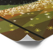 ヴィンテージ旅行ポスター – 統一された州ハリウッド ポスター (角)