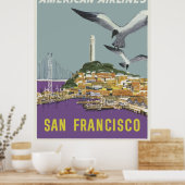 ヴィンテージ旅行ポスター – 統一された州 ポスター (キッチン)