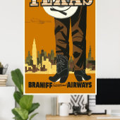 ヴィンテージ旅行ポスター – 統一された州 ポスター (ホームオフィス)